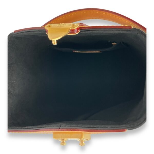 Duffle Bag Brown Shoulder Bag in Canvas, Gold hardware - Image 8