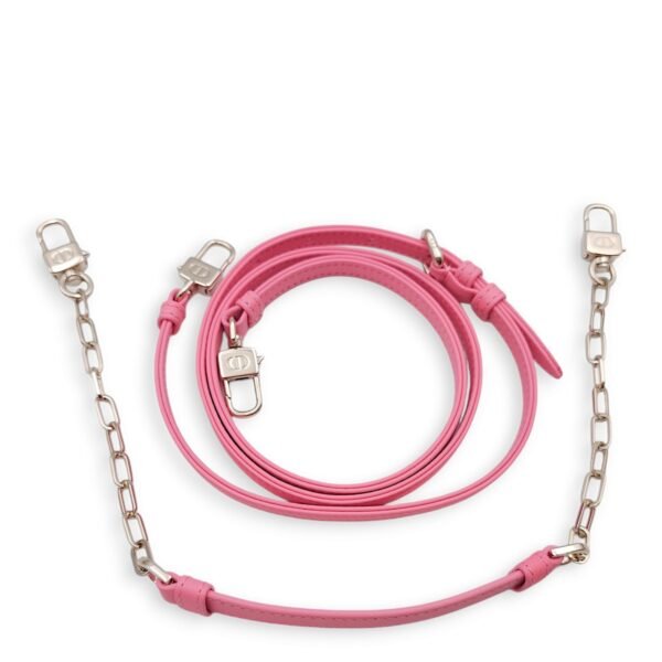 D-Joy Micro Pink Crossbody Bag in Lambskin, Gold hardware - Image 4
