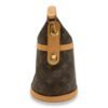 Duffle Bag Brown Shoulder Bag in Canvas, Gold hardware - Image 3