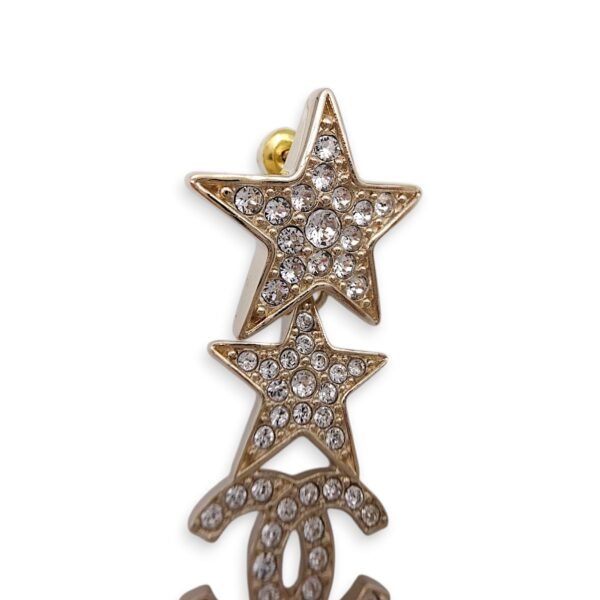 23C Star & CC Earrings Costume Jewellery in Gold - Image 7