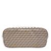Faure Le Page Small 25.5x22x12cm Beige/Multi-colour lining Shoulder Bag in Coated Canvas, Silver hardware - Image 5