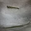 Graffiti Waist Black Belt Bag in Distressed Leather, Silver hardware - Image 6