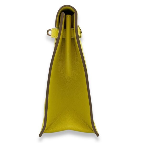 Kelly Danse II Lime in Evercolor, Palladium hardware - Image 4