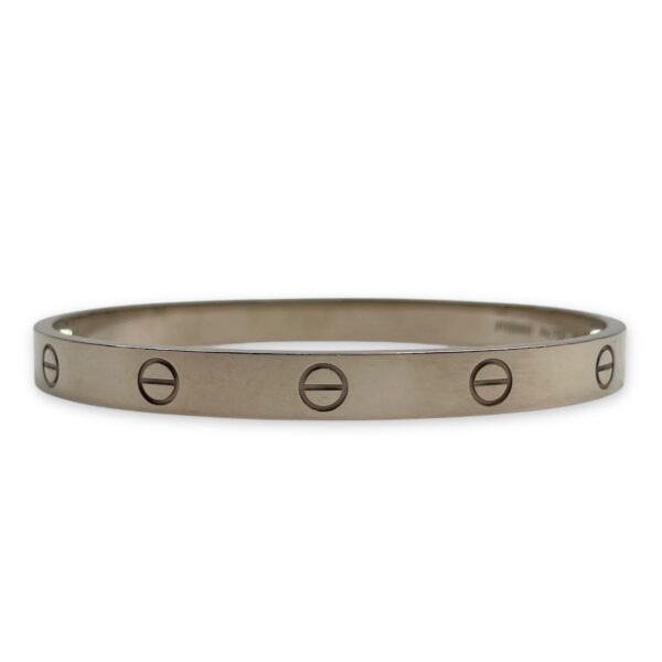 Love 18 Bracelet in White Gold Hardware - Image 2