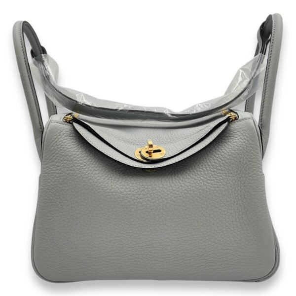 Lindy 26 Blue Glacier in Clemence, Gold hardware