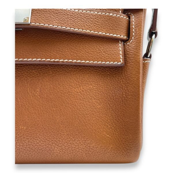 Kelly Messenger PM Fauve in Barenia Faurbourg, Palladium hardware - Image 9