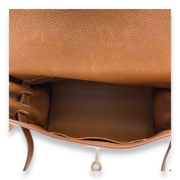 Kelly Messenger PM Fauve in Barenia Faurbourg, Palladium hardware - Image 6