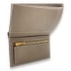 Bearn Combine Etoupe Wallet in Epsom, Gold hardware - Image 3