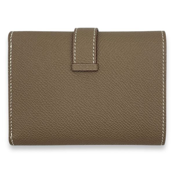 Bearn Combine Etoupe Wallet in Epsom, Gold hardware - Image 2