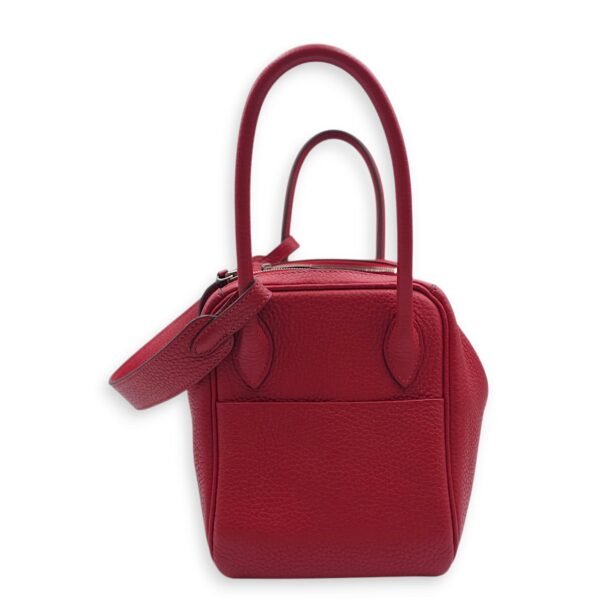 Lindy 26 Rouge Casaque in Clemence, Palladium hardware - Image 4