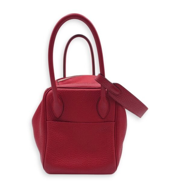 Lindy 26 Rouge Casaque in Clemence, Palladium hardware - Image 5