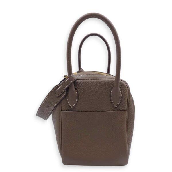 Lindy 26 Etoupe in Clemence, Gold hardware - Image 7