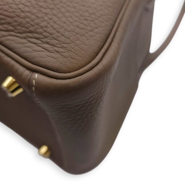 Lindy 26 Etoupe in Clemence, Gold hardware - Image 13