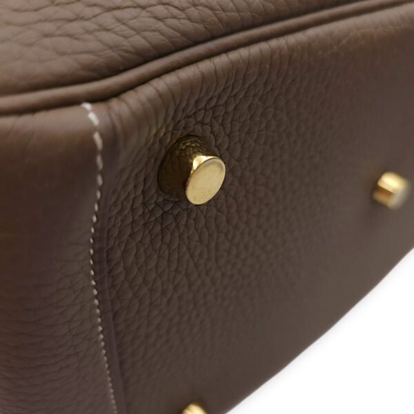 Lindy 26 Etoupe in Clemence, Gold hardware - Image 11