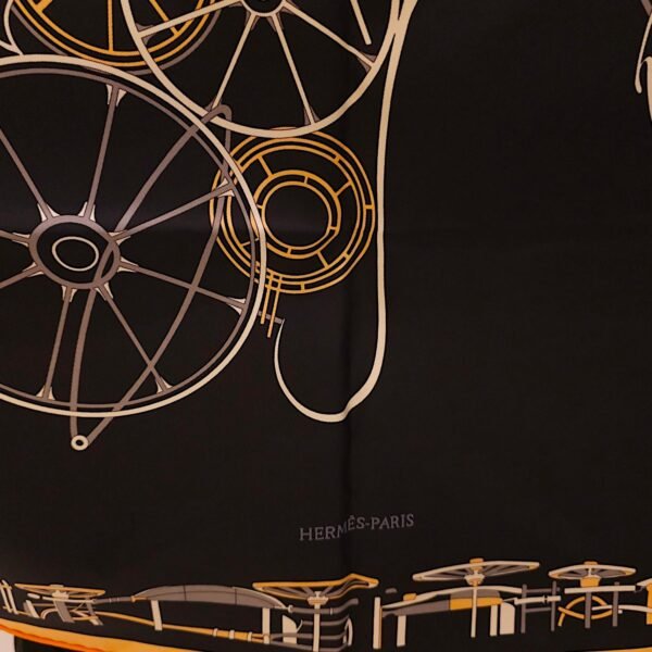 Complication Equestre 90 Noir/Abricot/Blanc Scarf - Image 4