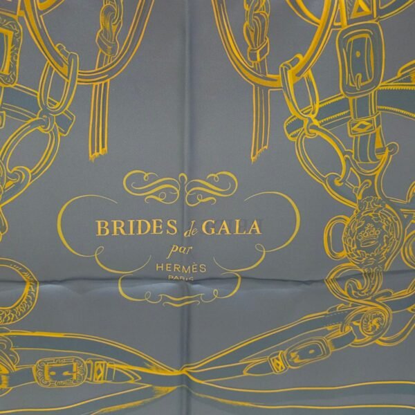 Brides De Gala 90 Rose/Vert Double Face Scarf - Image 12