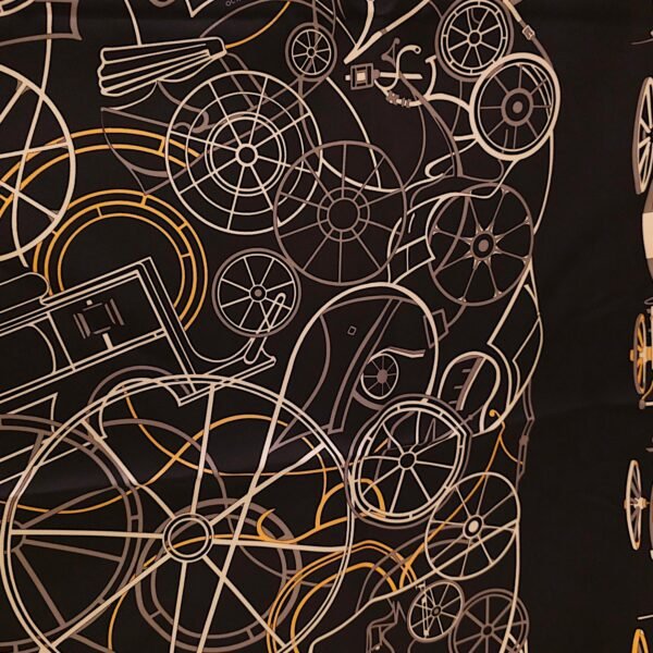Complication Equestre 90 Noir/Abricot/Blanc Scarf - Image 3