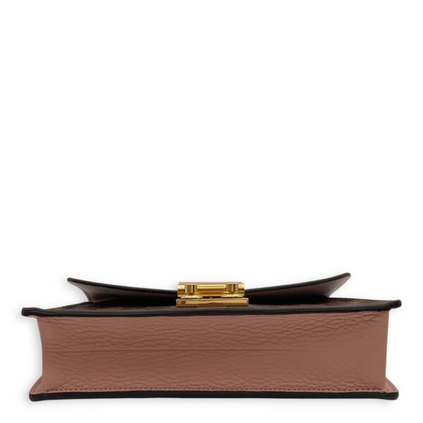 Croisette NM 20.5x12.5x5cm Damier Ebene and Pink Wallet On Chain in, Gold hardware - Image 5
