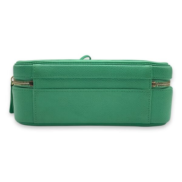 Filigree Medium Green Shoulder Bag in Caviar Leather, Gold hardware - Image 5