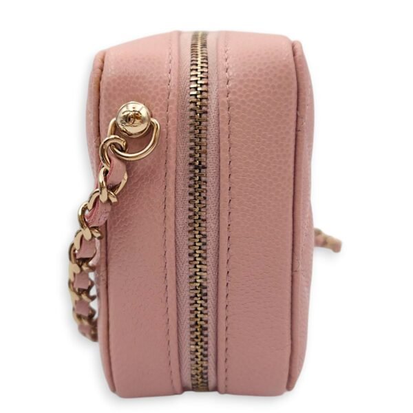 CC Mini Box Vanity 10x10x5cm Pink Crossbody Bag in Caviar Leather, Gold hardware - Image 4