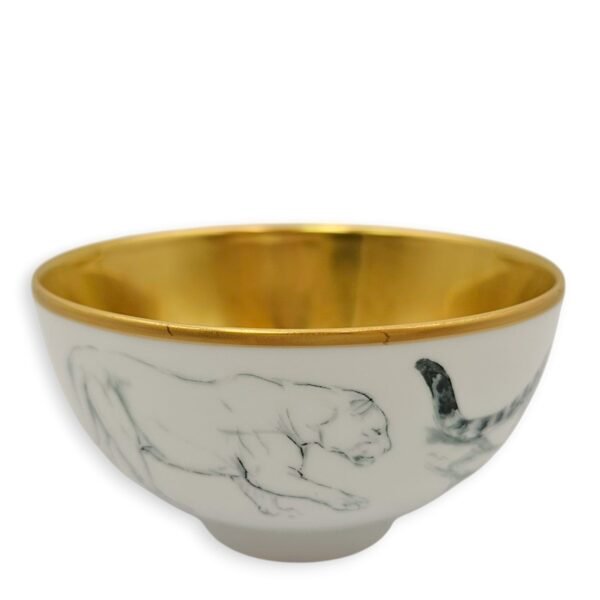 Carnets d'Equateur Gold Bowl, Medium Model Tableware, Gold hardware - Image 2