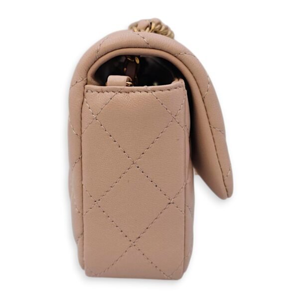 Classic Mini Rectangle (18cm) Mini Clair Crossbody Bag in Lambskin, Gold hardware - Image 3