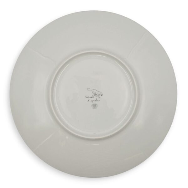 Carnets d’Equateur dinner plate (set of 2) Tableware, Gold hardware - Image 2