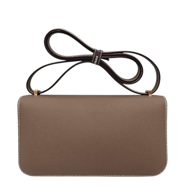 Constance Elan Etoupe in Epsom, Rose Gold hardware - Image 2