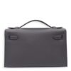 Kelly Pochette Ardoise in Swift, Gold hardware - Image 2