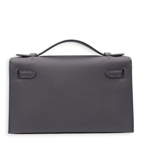 Kelly Pochette Ardoise in Swift, Gold hardware - Image 2