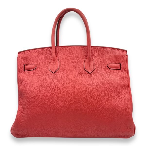 Birkin 35 Bougainvillier in Clemence, Palladium hardware - Image 2