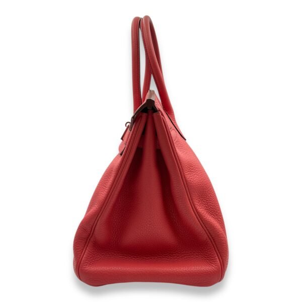 Birkin 35 Bougainvillier in Clemence, Palladium hardware - Image 4
