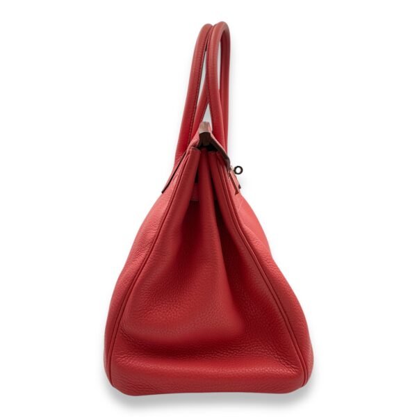 Birkin 35 Bougainvillier in Clemence, Palladium hardware - Image 3