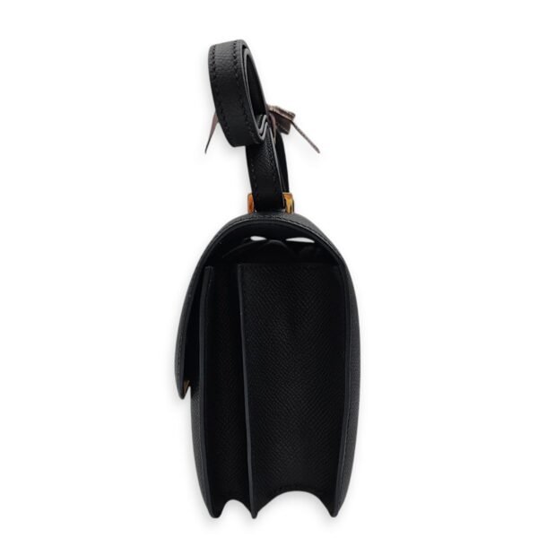Constance 18 Black in Epsom, Rose Gold hardware - Image 4