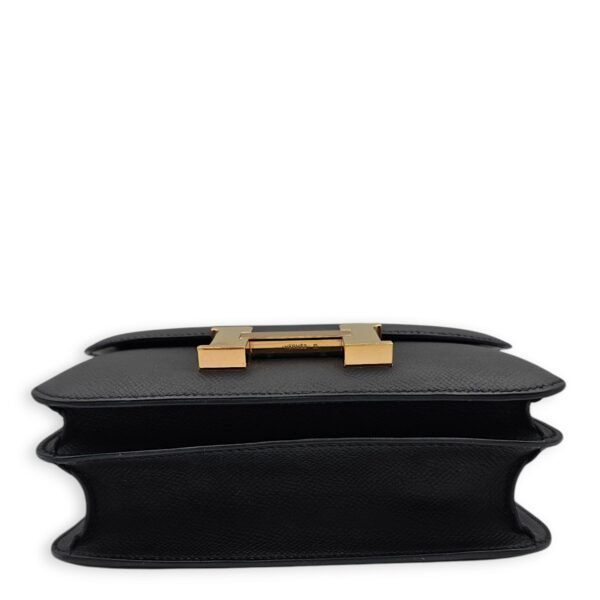 Constance 18 Black in Epsom, Rose Gold hardware - Image 5