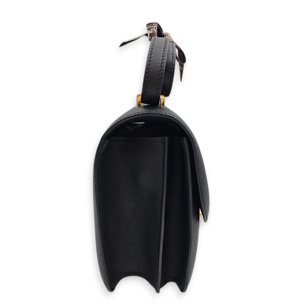 Constance 18 Black in Epsom, Rose Gold hardware - Image 3