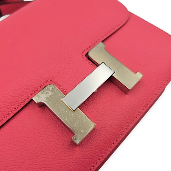 Constance 18 Rose Azalee in Evercolor, Palladium hardware - Image 7