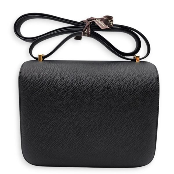 Constance 18 Black in Epsom, Rose Gold hardware - Image 2