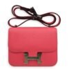 Constance 18 Rose Azalee in Evercolor, Palladium hardware