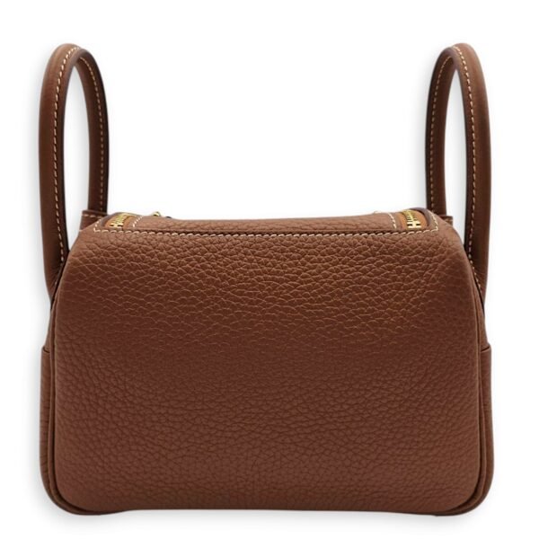 Lindy Mini Gold in Clemence, Gold hardware - Image 2