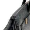 Birkin 30 Black in Ostrich, Gold hardware - Image 8