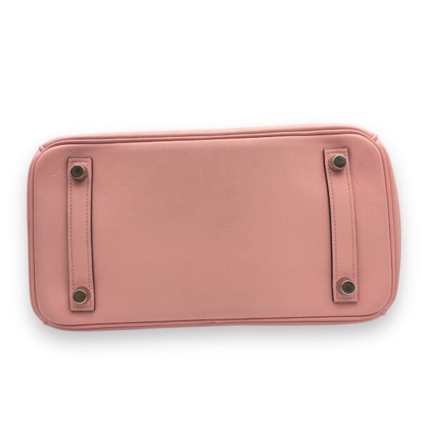 Birkin 25 Rose Sakura in Swift, Palladium hardware - Image 5