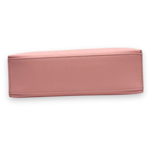 Kelly Pochette Rose Sakura in Swift, Palladium hardware - Image 5