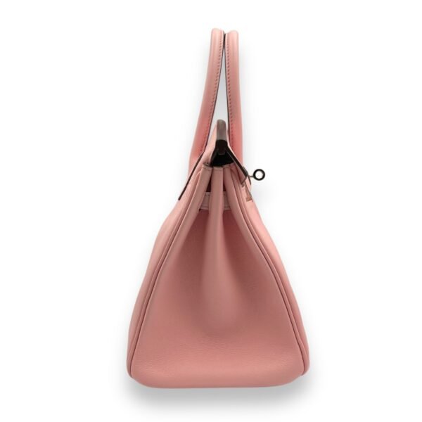 Birkin 25 Rose Sakura in Swift, Palladium hardware - Image 3