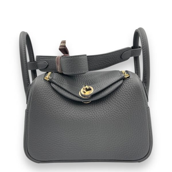 Lindy II Mini Ardoise in Clemence, Permabrass hardware