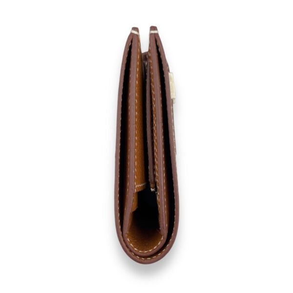 Bearn Compact Gold Wallet in Epsom, Palladium hardware - Image 3