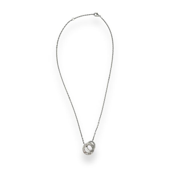 Love Necklace in White Gold Hardware