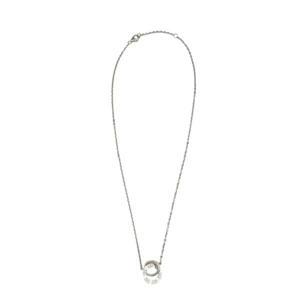 Love Necklace in White Gold Hardware - Image 2