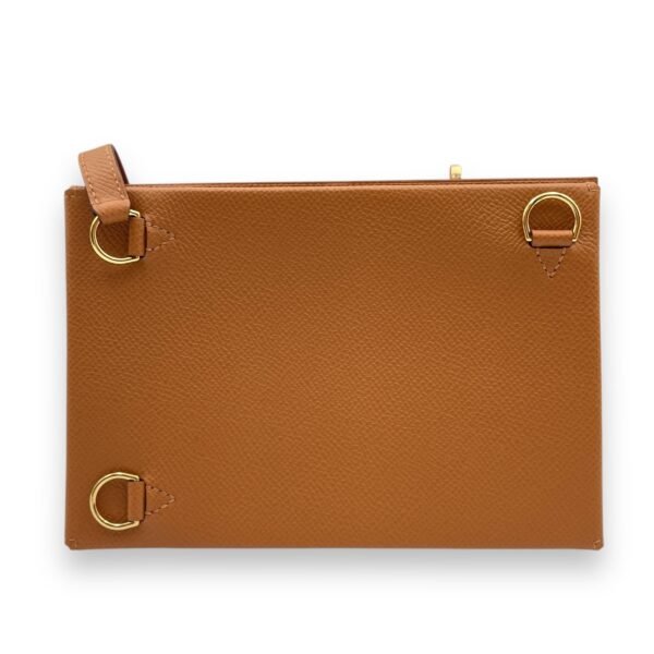 Kelly Multipocket Gold in Epsom, Gold hardware - Image 2