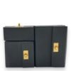 Kelly Multipocket Black in Epsom, Gold hardware